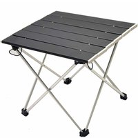 Minkurow - Tragbare Campingtische mit Aluminiumtablett: Klapptisch in einer Tasche für Picknick, Camping, Strand, Bootfahren, Nützlich zum Essen und von MINKUROW