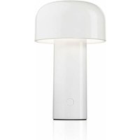 Tragbare LED-Tischlampe mit Berührungssensor, Acryl-Cue, 3 Helligkeitsstufen, Pilz-Pilz-Design, für Schlafzimmer, Bar, Café, Weiß - Minkurow von MINKUROW