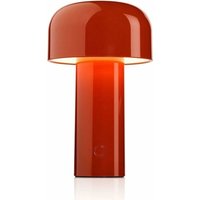 Tragbare LED-Tischlampe mit Berührungssensor, Acryl-Spotlight 3 Helligkeitsstufen Pilz-Pilz-Design, für Schlafzimmer, Schlafzimmer, Bar, Café, Rot von MINKUROW