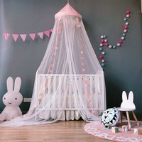 Rhafayre - Moskitonetz, Betthimmel Moskitonetz Vorhang für Baby Kind mit leuchtenden Sternen Betthimmel Netting, Prinzessin Bettzelt Dekoration -Pink von RHAFAYRE