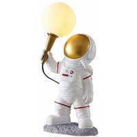 Oukaning Astronaut Nachttischlampe Tischlampe Harz Nachtlichter G9 x 1 Für Kinderzimmer Wohnzimmer - Minkurow von MINKUROW