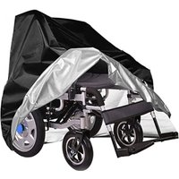 Schutzhülle für Elektrorollstühle, schwarzes Oxford-Gewebe (Größe: 100 x 75 x 100 cm) von MINKUROW