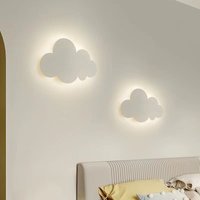 Wandleuchte Cloud Light Indoor Moderne Wandleuchte Acrylschirm mit eingebauten LED-Leuchten für Kinderzimmerbeleuchtung – Kaltweiß - Minkurow von MINKUROW