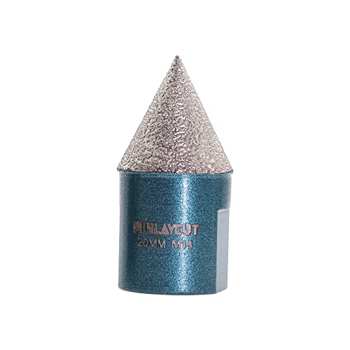 MINLAYCUT Diamant Fasenbits 20mm Diamant Fingerfräser zum Vergrößern Löcher in Fliesen Porzellan Marmor Keramik Granit MINLAYCUT Diamant Fasenbits 20mm Diamant Fingerfräser zum Vergrößern Löcher in Fliesen Porzellan Marmor Keramik Granit von MINLAYCUT