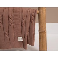 Babydecke - 100% Baumwolle, Weich, Kuschelig, Atmungsaktiv, Strickdecke Für Kinderwagen & Babybett | Geschenk Zur Geburt, Taufe, Babyparty Babydecke - 100% Baumwolle, Weich, Kuschelig, Atmungsaktiv, Strickdecke Für Kinderwagen & Babybett | Geschenk Zur Geburt, Taufe, Babyparty von MINNIQDE