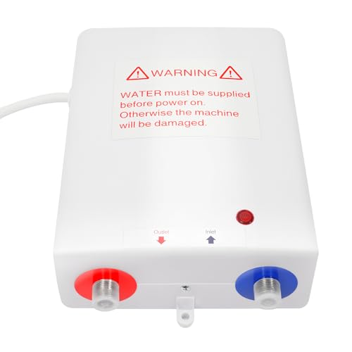 MINRS Durchlauferhitzer 3500W 230V Untertischspeicher Druckfest | Mini Elektronischer Warmwasserbereiter mit Konstante Temperaturfunktion zur Untertischmontage von MINRS