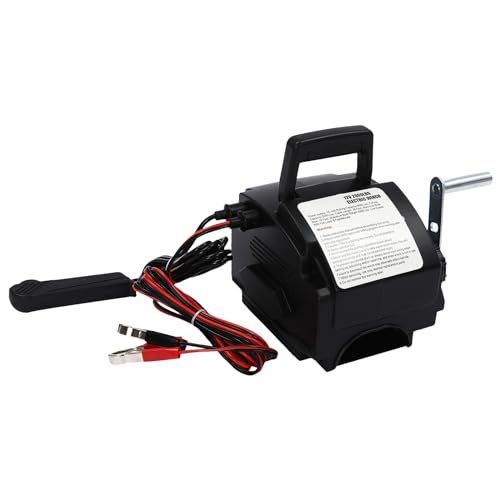 MINRS Elektrische Seilwinde 12v, Motorwinde mit Fernbedienung, Elektrische Winde für Bootstrailer 907kg Zugkraft mit Überlastungsschutz Zwei Steuermodi Drahtsteuerung Handsteuerung von MINRS
