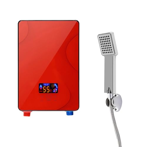 MINRS Elektronischer Durchlauferhitzer 6500W Durchlauferhitzer LED-Digital-Temperaturanzeige 220V Elektrischer Warmwasserbereiter mit Handbrause und Thermostat-Funktion Einstellbare Temperatur 30-55℃ MINRS Elektronischer Durchlauferhitzer 6500W Durchlauferhitzer LED-Digital-Temperaturanzeige 220V Elektrischer Warmwasserbereiter mit Handbrause und Thermostat-Funktion Einstellbare Temperatur 30-55℃ von MINRS