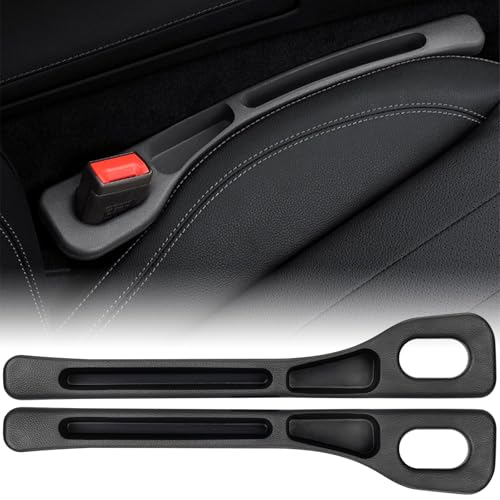 MINSHUXI Autositz Gap Plug 2 Stücke Aufbewahrungsbox für Autositze Universal Autositz Lückenfüller Autositz Spaltfüller fürs Auto Universal Geeignet von MINSHUXI