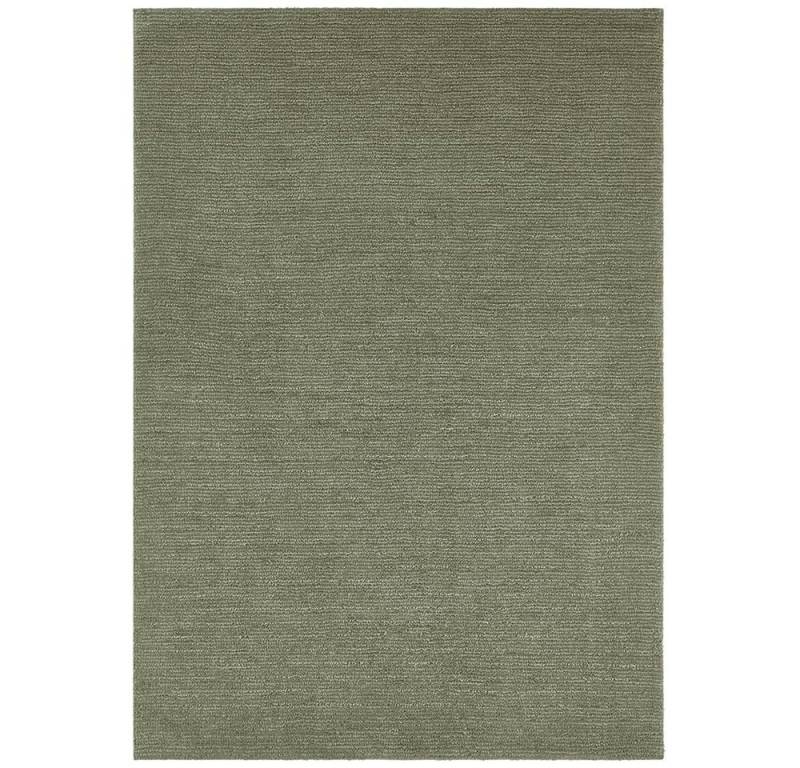 MINT RUGS Teppich Kurzflor Teppich Supersoft Moosgrün, rechteckig, Höhe: 10 mm von MINT RUGS