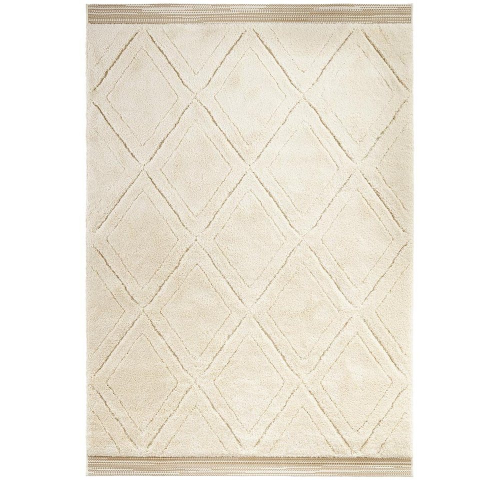 Teppich Hochflor Teppich ColIn-Beige, MINT RUGS, rechteckig, Höhe: 22 mm von MINT RUGS