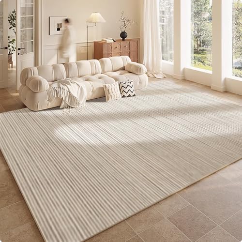 MINTIFNT Wohnzimmer Sofa Couchtisch Einfach Luxus Teppich Heimdekoration Schlafzimmer Nachttisch Teppich Eingang Rutschfesten Boden Kissen 120x160cm von MINTIFNT