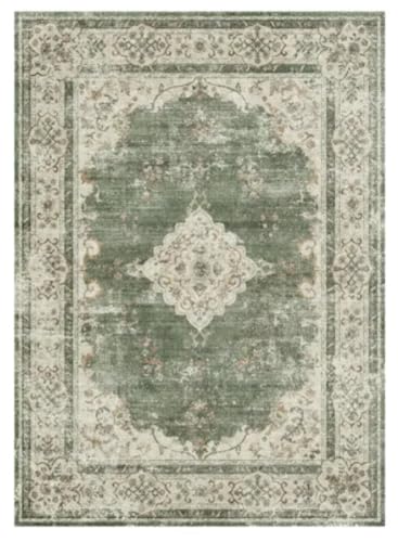 MINTIFNT Wohnzimmer Teppich hell Luxus einfach Schlafzimmer couchtisch nachttisch Teppich rutschfest pflegeleicht großes Sofa bodenkissen 200x250cm von MINTIFNT
