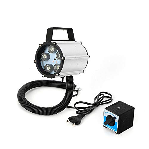 5W CNC Maschinenlampe LED Maschinenleuchte mit Magnetfuß Arbeitsleuchte Magnetisch Base UK Plug von MINUS ONE