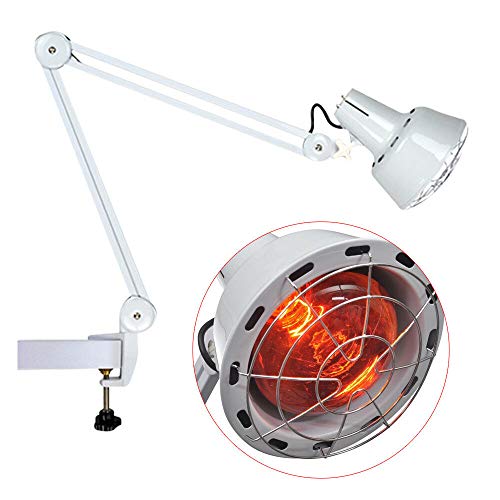 Infrarotlampe, rotlichtlampe wärmelampe Infrarot-Wärmestrahler Rotlicht Strahler Infrarotlichttherapie, 275W von MINUS ONE