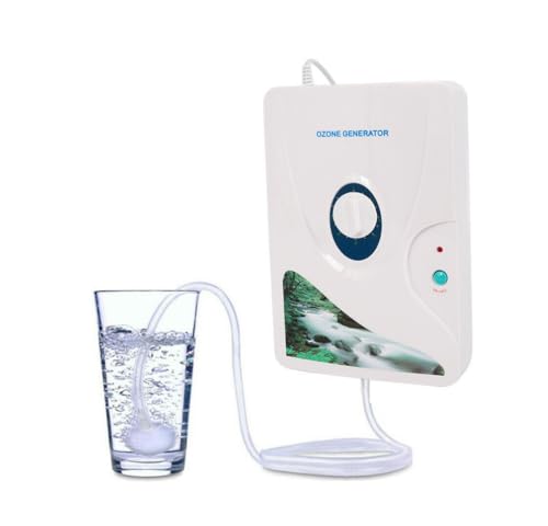Ozongenerator für Wasser und Luft - 600 mg/h Leistung mit Timer und Negativionengenerator Haushalt Ozonreiniger - Reinigen Sie Obst Gemüse und Fleisch, Geruch entfernen, für Haus und Büro von MINUS ONE