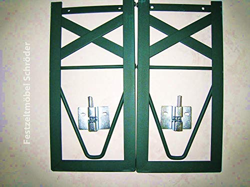 MINUTEX Set FERR.Klapptisch aus lackiertem Stahl, 2 Stück von MINUTEX