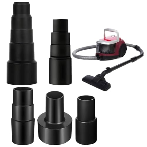 5 Stück Staubsauger Adapter,Staubsaugeradapter,Staubsauger Adapter kompatibel,Staubsauger Adapter Werkzeu,universal Reduzierung Staubsaugeradapterset,Schlauchadapter,Anschluß an Staubsaugerschlauch von MINZHI
