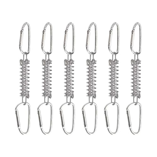 6 STK EdelstahlZugfedern,EdelstahlSonnensegelZugfeder, Zugfeder, Sonnensegel Befestigung Spannfedern,Spannfeder,Stahlfeder mit Karabiner,Karabiner Hochfeste Zugfeder, für Campingzelt-Sonnensegel 6 STK EdelstahlZugfedern,EdelstahlSonnensegelZugfeder, Zugfeder, Sonnensegel Befestigung Spannfedern,Spannfeder,Stahlfeder mit Karabiner,Karabiner Hochfeste Zugfeder, für Campingzelt-Sonnensegel von MINZHI