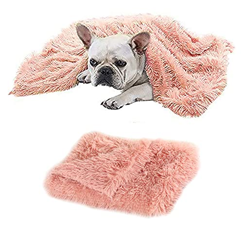 MIOKY Flauschige Hundedecke Katzendecke für Kleine Welpe Kätzchen 56 x 36 cm,Doppelseitige Plüschdecke Haustier Weiche Warme Kunstfell Fleece Decke Waschbare Schlafdecke Hundebett,Rosa MIOKY Flauschige Hundedecke Katzendecke für Kleine Welpe Kätzchen 56 x 36 cm,Doppelseitige Plüschdecke Haustier Weiche Warme Kunstfell Fleece Decke Waschbare Schlafdecke Hundebett,Rosa von MIOKY