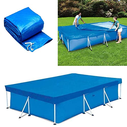 MIOKY Rechteckige Poolabdeckung für 260 x 170 x 61 cm Rechteckige Pool,Langlebige Staubdicht Regenfest Pool Abdeckplane Stahlrahmen Schwimmbad Poolzubehör Planschbecken Cover Oberirdisch MIOKY Rechteckige Poolabdeckung für 260 x 170 x 61 cm Rechteckige Pool,Langlebige Staubdicht Regenfest Pool Abdeckplane Stahlrahmen Schwimmbad Poolzubehör Planschbecken Cover Oberirdisch von MIOKY