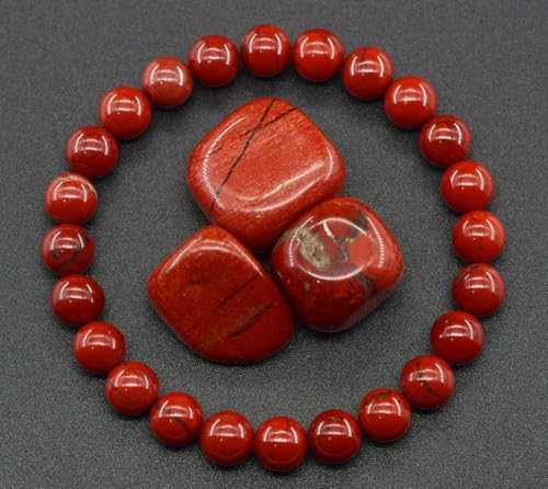 MIONGKI Ornamente aus echten Steinperlen, körperreinigendes echtes Amethyst-Naturarmband für Frauen von MIONGKI