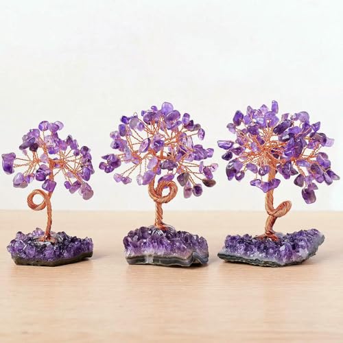MIONGKI Wohnkultur Cluster Kristall Baum Hause Desktop Dekoration Feng Shui Ornament Urlaub Geschenk 1pc von MIONGKI