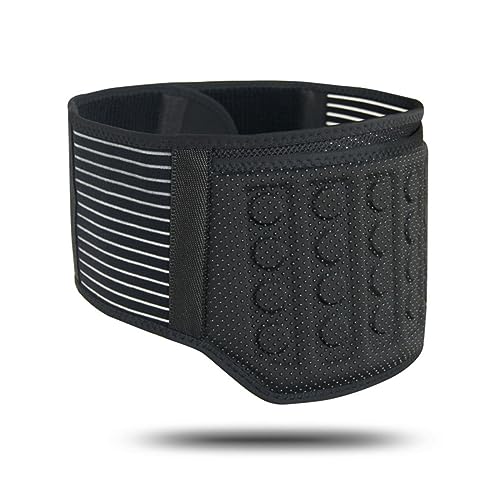 MIOTEQ Selbsterwärmender Lendenwirbelgürtel, magnetischer Rückengürtel, Rückenstützgürtel mit 21 selbsterwärmenden Turmalin-Magneten, Massagegerät for untere Schmerzen, Magnetfeldtherapie, Rücken- und von MIOTEQ