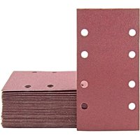 Fox Klett-Schleifblätter, 186 x 93 mm, 8-Loch, f. Schwingschleifer, Normalkorund (50 Stk.) K40 - Miotools von MIOTOOLS