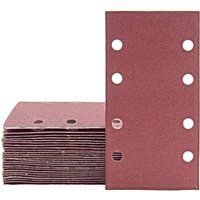 Fox Klett-Schleifblätter, 180 x 93 mm, 8-Loch, f. Schwingschleifer, Normalkorund (50 Stk.) K150 - Miotools von MIOTOOLS