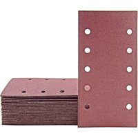 Fox Klett-Schleifblätter, 230 x 115 mm, 10-Loch, f. Schwingschleifer, Normalkorund (50 Stk.) K240 - Miotools von MIOTOOLS