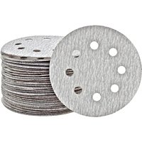 Shark Klett-Schleifscheiben, 115 mm, 8-Loch, f. Exzenterschleifer, Normalkorund (50 Stk.) K60 - Miotools von MIOTOOLS