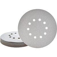 Shark Klett-Schleifscheiben, 225 mm, 10-Loch, f. Trockenbauschleifer, Normalkorund (25 Stk.) K150 - Miotools von MIOTOOLS