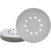 Shark Klett-Schleifscheiben, 225 mm, 10-Loch, f. Trockenbauschleifer, Normalkorund (25 Stk.) K80 - Miotools von MIOTOOLS