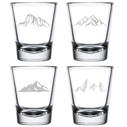 MIP Schnapsgläser, 49,6 ml, Geschenk, Berg-Kollektion, Outdoor, Wandern, Klettern, 4 Stück MIP Schnapsgläser, 49,6 ml, Geschenk, Berg-Kollektion, Outdoor, Wandern, Klettern, 4 Stück von MIP