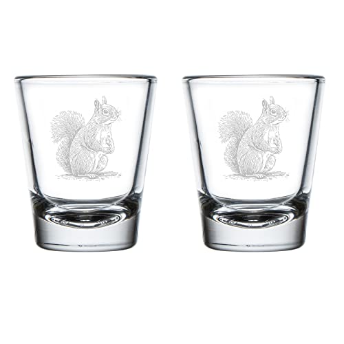 MIP Set mit 2 Schnapsgläsern, 50 ml, Schnapsglas, Geschenk für neugierige Eichhörnchen MIP Set mit 2 Schnapsgläsern, 50 ml, Schnapsglas, Geschenk für neugierige Eichhörnchen von MIP