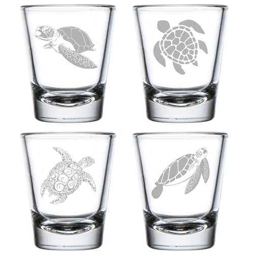 MIP Set mit 4 Schnapsgläsern, 50 ml, Geschenk Meeresschildkröten-Kollektion MIP Set mit 4 Schnapsgläsern, 50 ml, Geschenk Meeresschildkröten-Kollektion von MIP