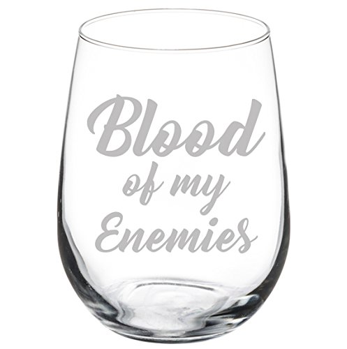 MIP Weinglaskelch, lustig, Blood Of My Enemies, ohne Stiel, 482 ml MIP Weinglaskelch, lustig, Blood Of My Enemies, ohne Stiel, 482 ml von MIP