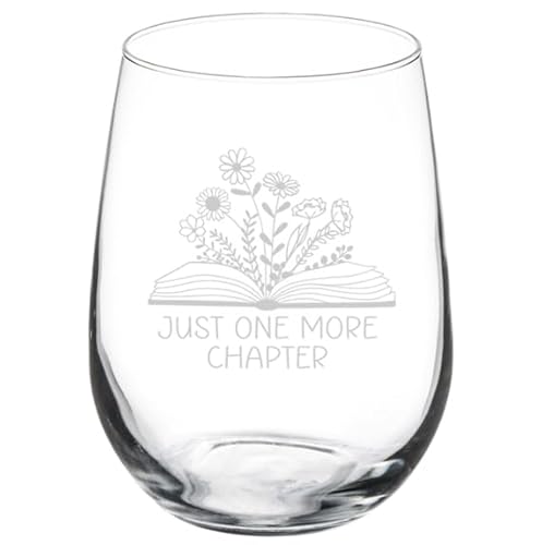Weinglaskelch, Geschenk, Blumenmuster, nur ein weiteres Kapitelleser, Buchliebhaber, 482 ml, ohne Stiel Weinglaskelch, Geschenk, Blumenmuster, nur ein weiteres Kapitelleser, Buchliebhaber, 482 ml, ohne Stiel von MIP