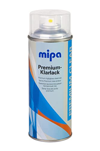 (24,13€/L) MIPA Premium Klarlack Spray seidenmatt 400 ml Autolack lackieren von MIPA