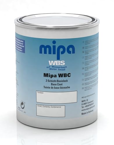 MIPA 2-Schicht Wasserbasislack Metallic Autolack WBC Lack 1 Liter FARBWUNSCH von MIPA