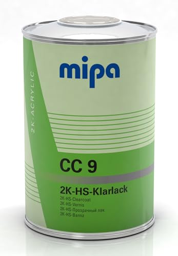 MIPA 2K-HS-Klarlack CC 9 schnelltrocknend hochglanz Autolack Lack 1 Liter von MIPA