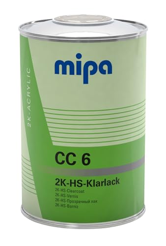 MIPA CC6 2K HS Klarlack mit UV-Filter VOC-Klarlack vorverdünnt, 1 Liter von MIPA