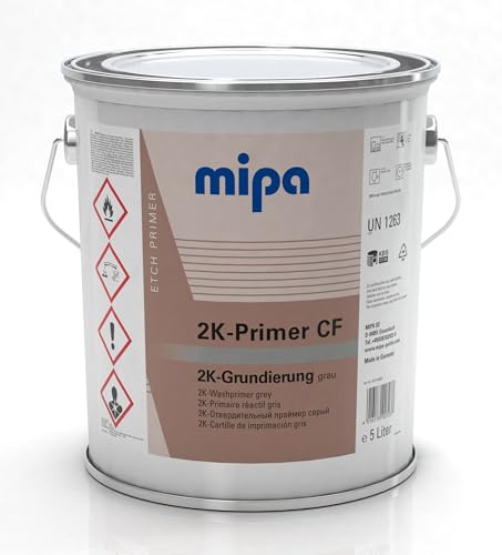 MIPA 2K-Primer CF grau - Reaktionsprimer, 5 L,Grundierung von MIPA