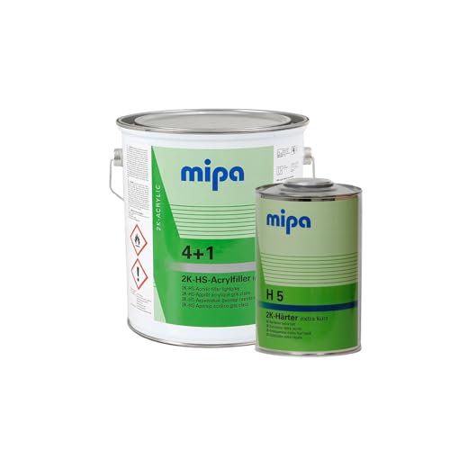 MIPA 4+1 Acrylfiller HS, hellgrau, 4Ltr. … von MIPA