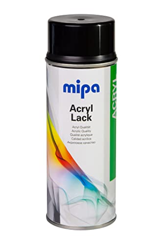 MIPA Lack Spray RAL 9005 Schwarz matt / 400 ml von MIPA