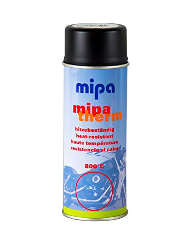 MIPA - Mipatherm SPRAY schwarz bis 800°C hitzebeständig (400ml) … von MIPA