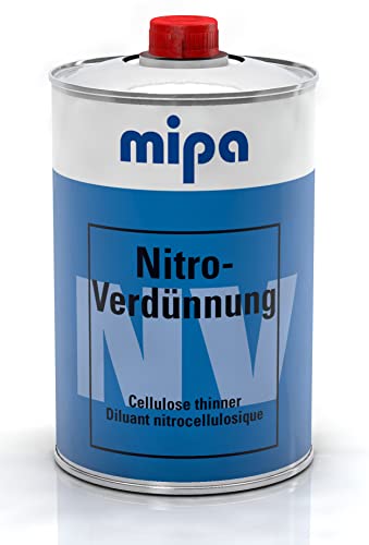 MIPA Nitroverdünnung - Verdünner für Nitro- und Nitrokombinationslacke, 1L MIPA Nitroverdünnung - Verdünner für Nitro- und Nitrokombinationslacke, 1L von MIPA