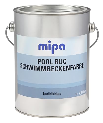 MIPA Schwimmbadfarbe Pool Ruc 950 2,5 Ltr. Karibikblau von MIPA