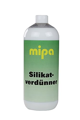 MIPA Silikatverdünner Verdünnung Silikatfarbe Zusatz weiß-transparent, 1 Liter von MIPA